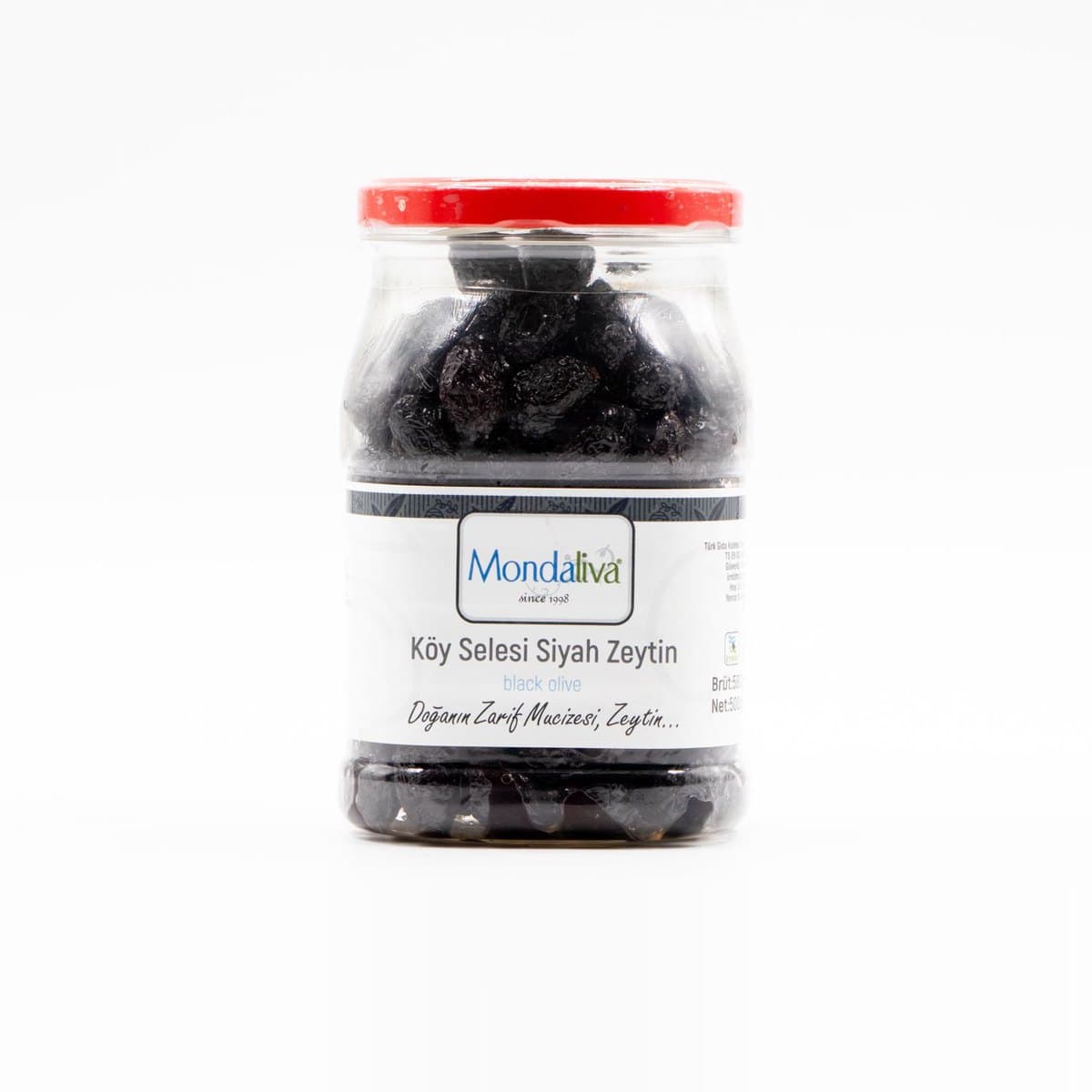 Köy selesi siyah zeytin, cam kavanoz